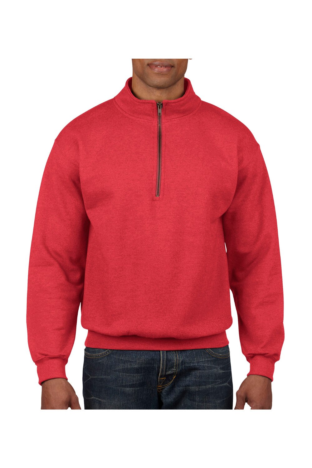gildan half zip