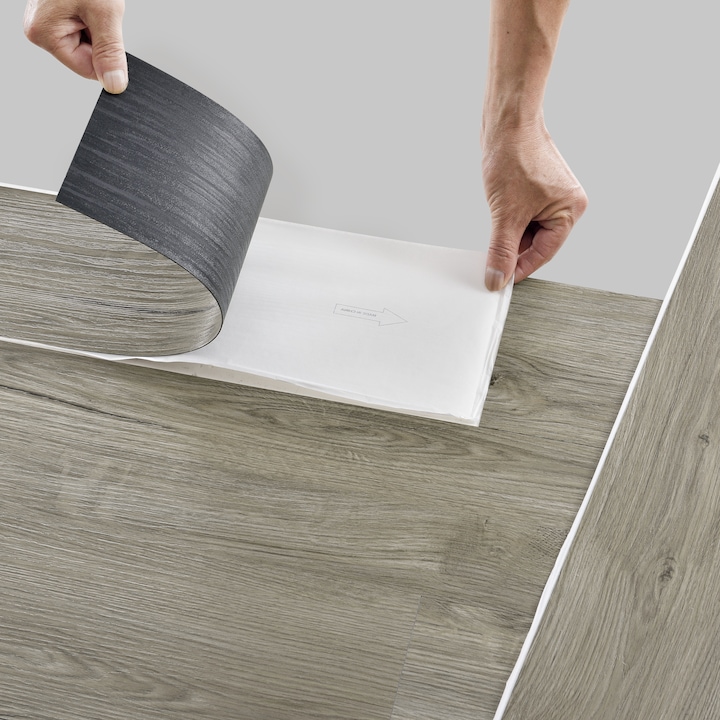 [neu.holz] Vinyl-PVC laminált padló Amazon - öntapadós padlóburkolat Natural Edition Natural oak 7 db padlólap = 0,975 m²