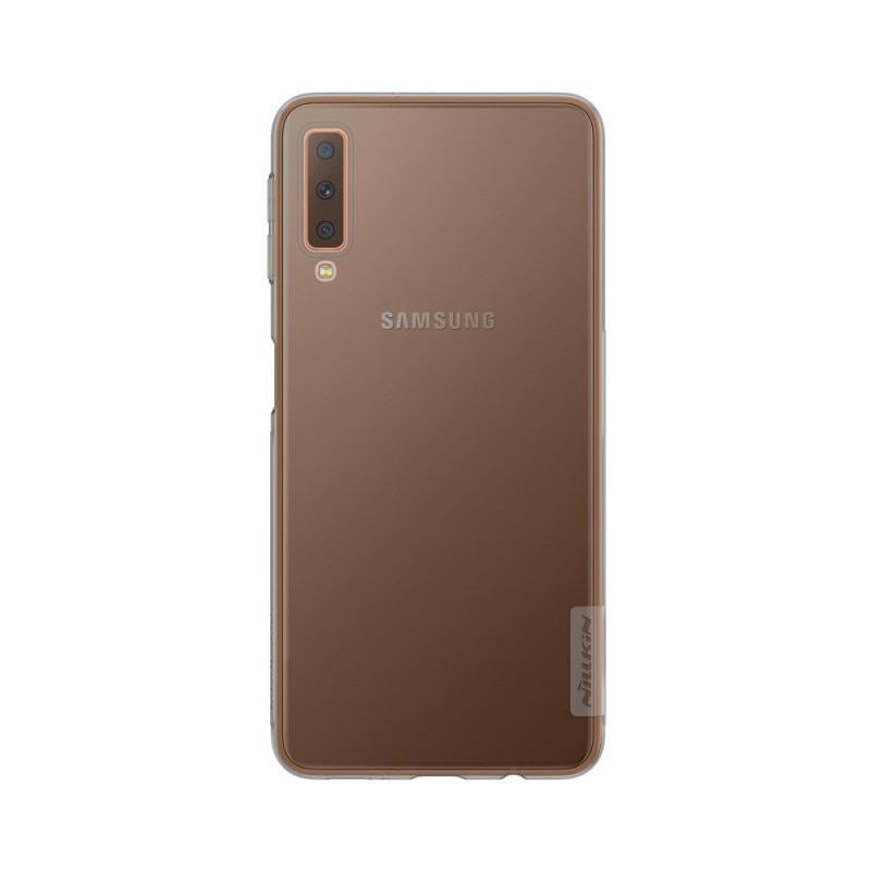 Husa Slim Nillkin Nature Samsung A7 2018 Transparenta Fumurie
