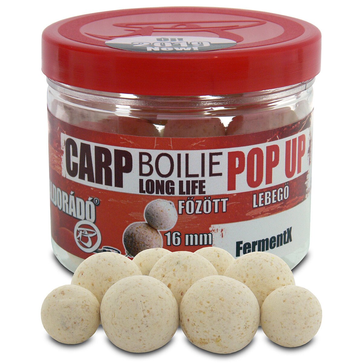 Boiles,Haldorado,Carp Boilie Long Life Pop Up 16-20mm - New 2019 - FermentX 40 g