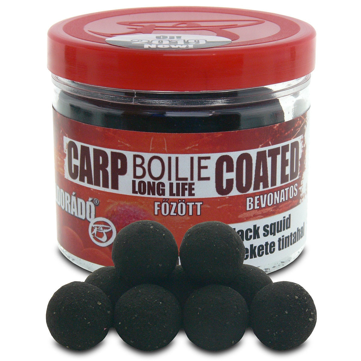 Boiles,Haldorado,Carp Boilie Long Life Coated 18mm - Black Squid 70 g