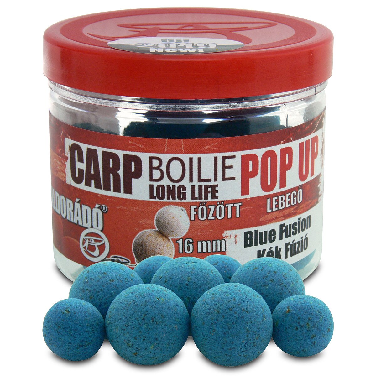 Boiles,Haldorado,Carp Boilie Long Life Pop Up 16mm - Blue Fusion 40 g