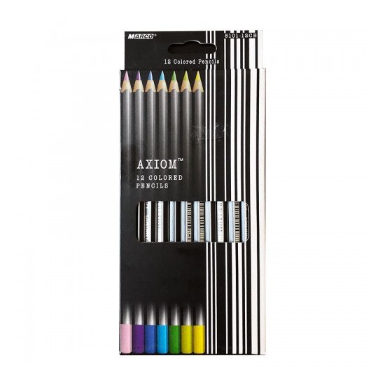 Creioane colorate 12 culori Marco