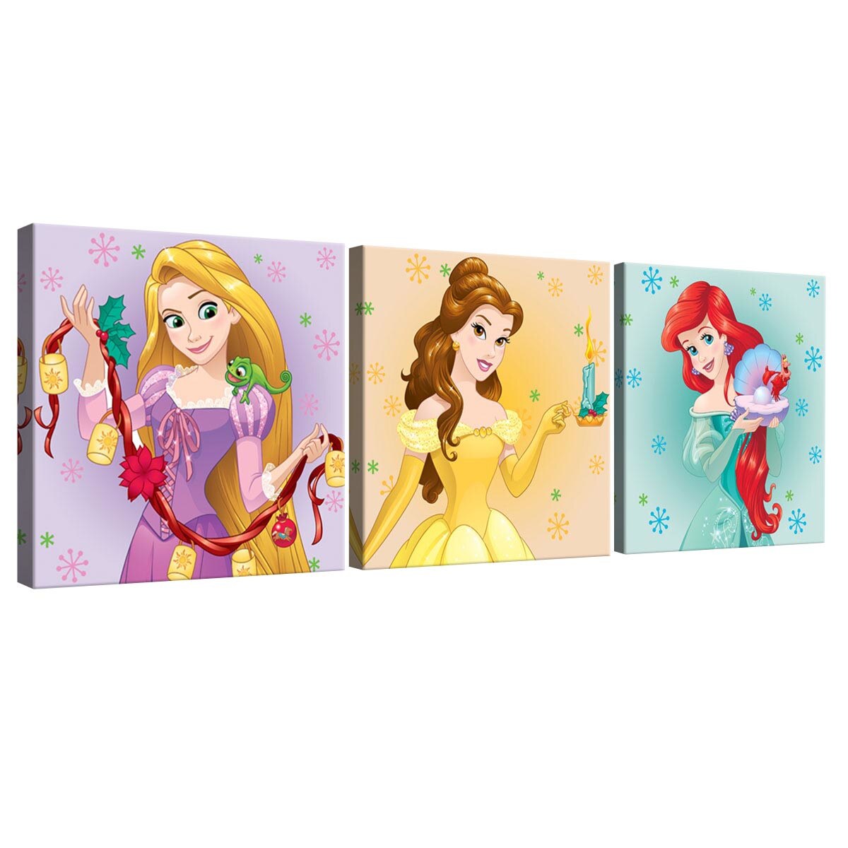 Set Tablouri DEGRETS 78426 Canvas, 25 x 75 cm, 3 piese (3x25x25 cm), Printese Disney 5
