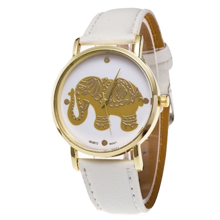 Ceas De Dama Fashion Style Model Elefant Alb Emag Ro