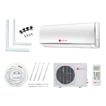 Pachet aparat aer conditionat Yashido AC-09YDO-I+AC-09YDO-E + kit instalare topaerconditionat 3m complet(tevi cupru, condens, console cu amortizoare, suruburi 20 cm pt polistiren, cabluri, stecher), A++/A+ Pachet aparat aer conditionat Yashido AC-09YDO-I+AC-09YDO-E + kit instalare topaerconditionat 3m complet(tevi cupru, condens, console cu amortizoare, suruburi 20 cm pt polistiren, cabluri, stecher), A++/A+