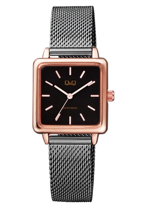 Ceas Q&Q dama QB51J402Y Rose Gold, patrat