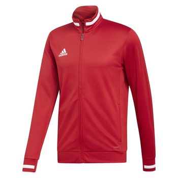 Bluza trening Adidas T19 TRK JKT M DX7323 Barbati, Rosu Bluza trening Adidas T19 TRK JKT M DX7323 Barbati, Rosu