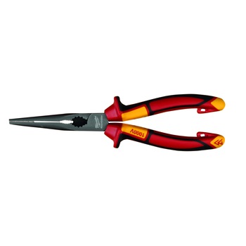 Cleste cu nas lung si varfuri rotunde 205mm VDE izolat la 1000V Milwaukee Cleste cu nas lung si varfuri rotunde 205mm VDE izolat la 1000V Milwaukee
