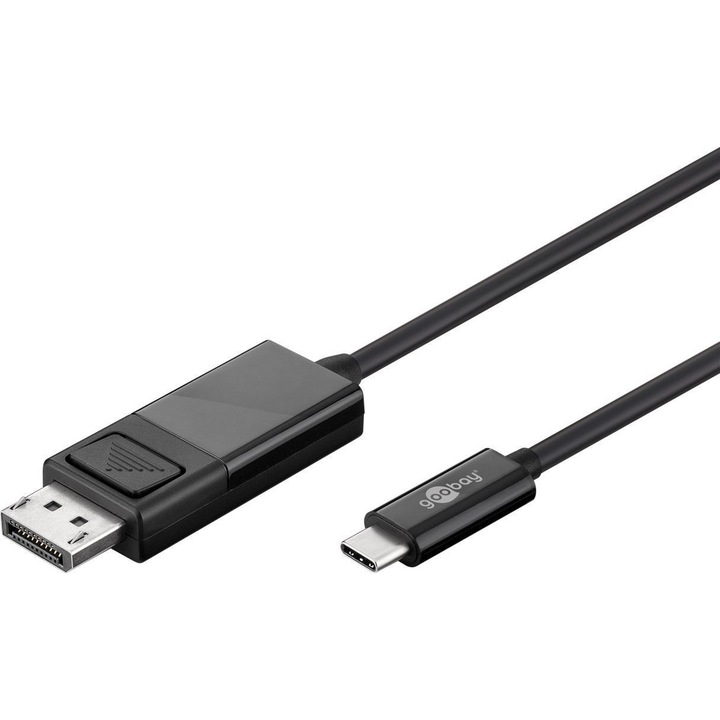 Goobay USB C - Displayport apa-apa kábel, 1.2m