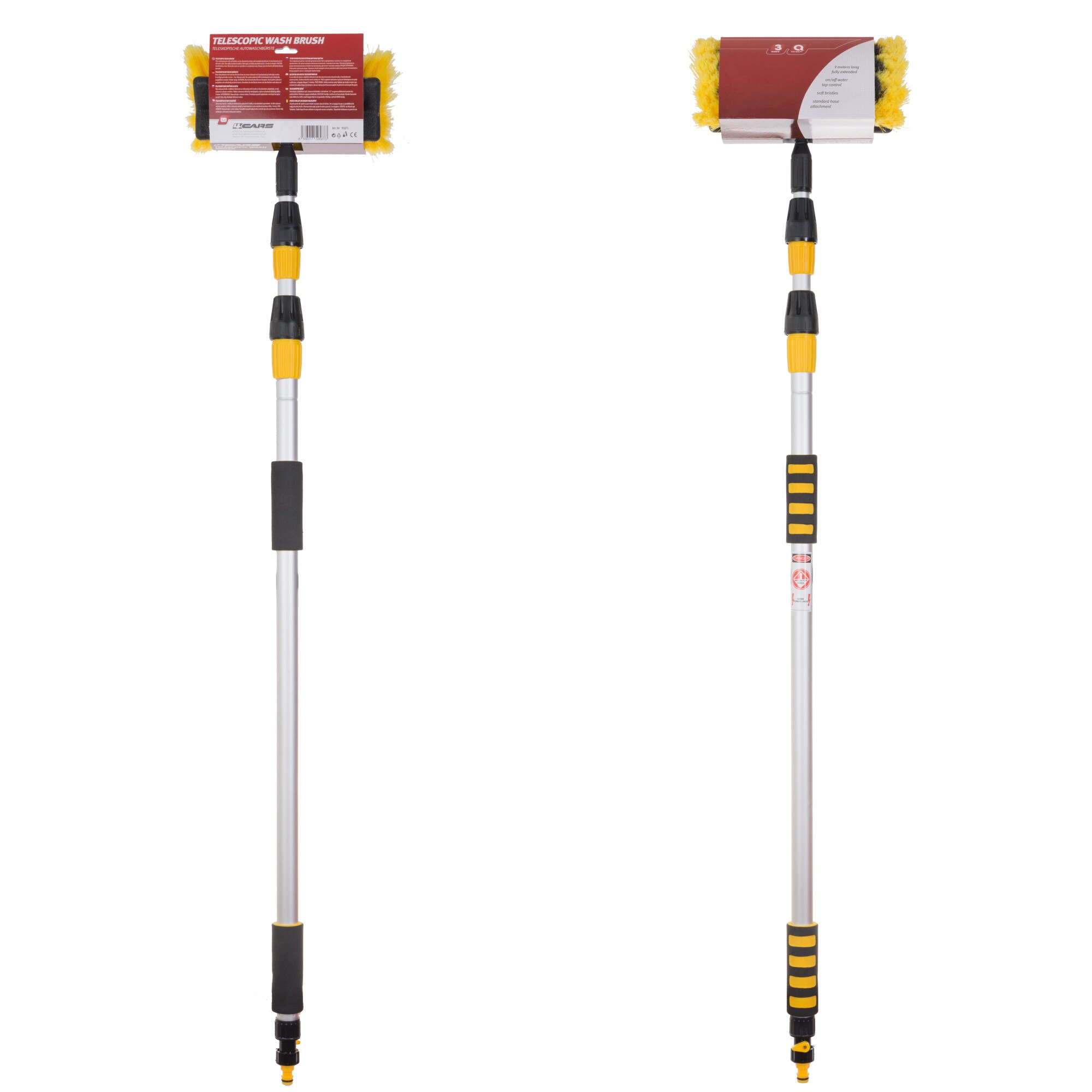 Perie spalat auto cu maner telescopic 4cars 133-300 cm