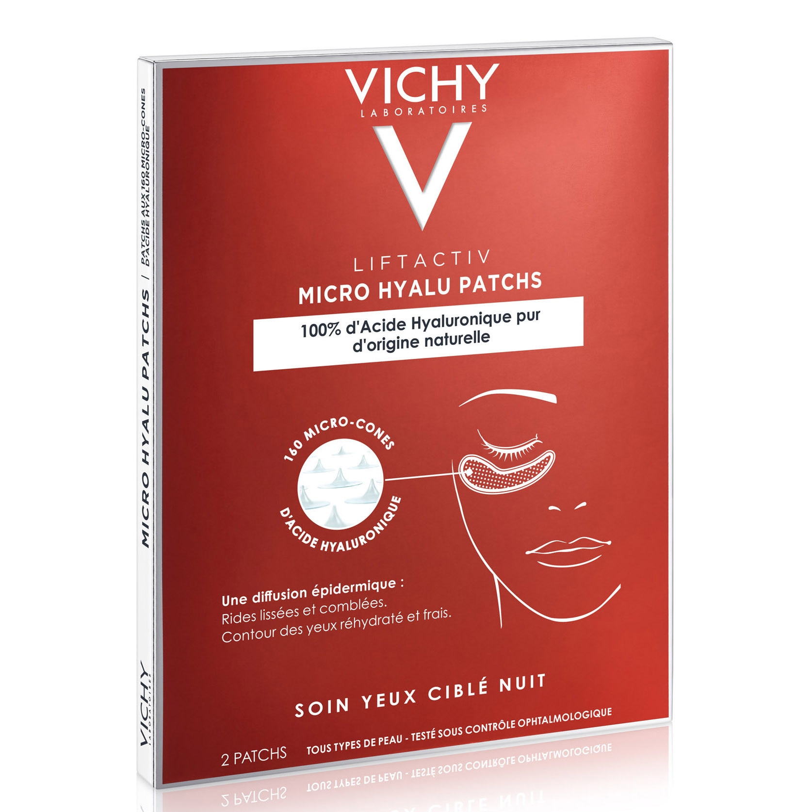 Vichy Plasturi antirid pentru zona ochilor Liftactiv Micro Hyalu Patches