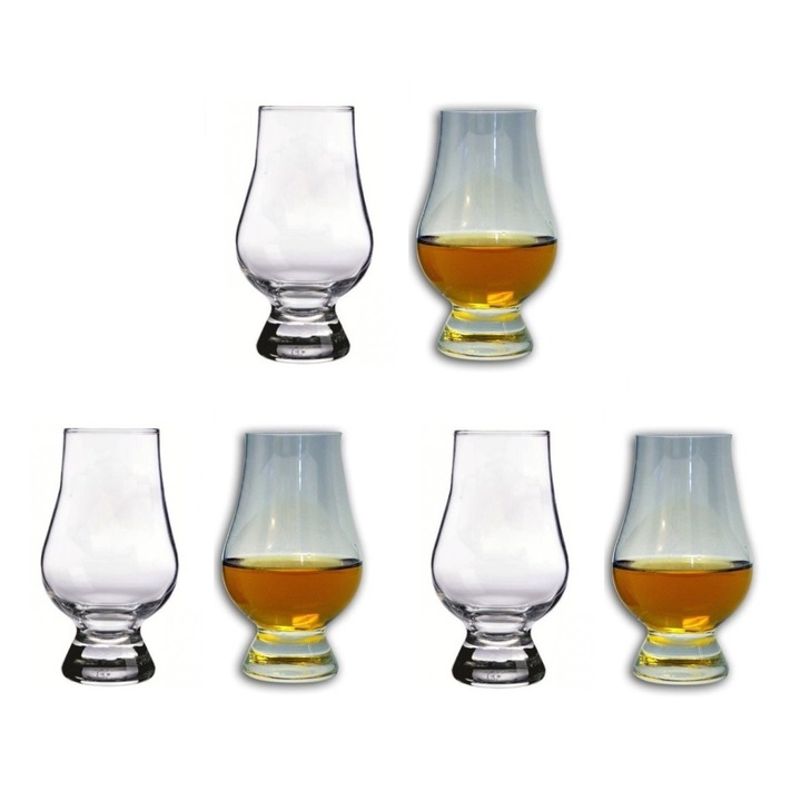 Set 6 Pahare Whisky Glencairn Glass, Cristal