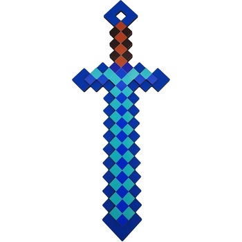 Sabie Minecraft, Albastru, 46 cm Sabie Minecraft, Albastru, 46 cm