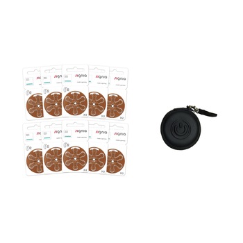 Baterii 312 Siemens Signia pentru proteze auditive 60 baterii/10 blistere + Husa pentru aparat auditiv Cadou la fiecare comanda Baterii 312 Siemens Signia pentru proteze auditive 60 baterii/10 blistere + Husa pentru aparat auditiv Cadou la fiecare comanda