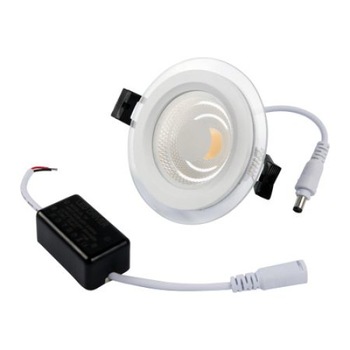 Spot Led Rotund incastrabil Sticla 5W 6000K-6500K lumina rece Spot Led Rotund incastrabil Sticla 5W 6000K-6500K lumina rece