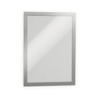 Display autoadeziv magnetic Durable Duraframe, A4, argintiu, 2 buc/set Display autoadeziv magnetic Durable Duraframe, A4, argintiu, 2 buc/set