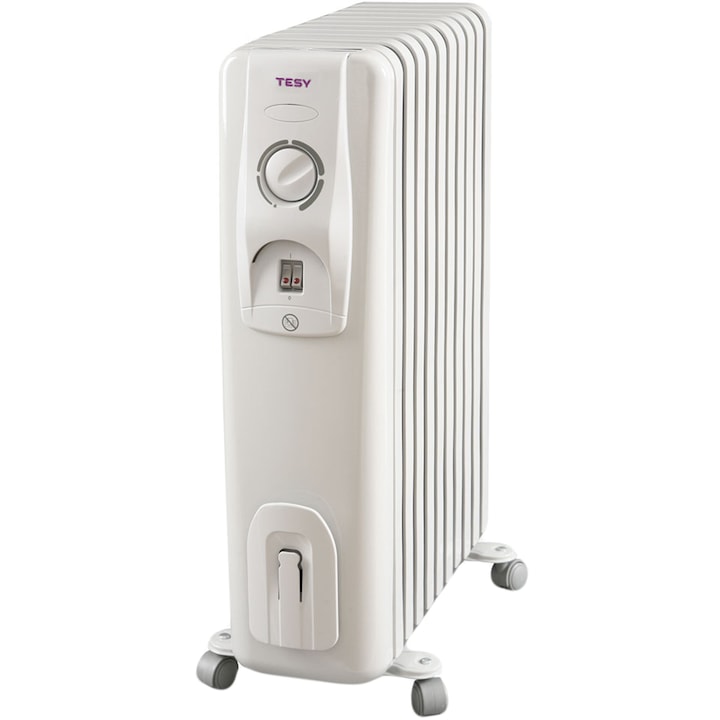 TESY CC 2510 E05 R fűtőtest, 2500 W, 10 elem, 3 erősségi fokozat, Biztonsági termosztát, Állítható termosztát, Fagyás elleni védelem