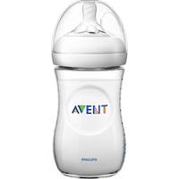 Biberon Natural Philips-Avent SCF033/17, cu tetina debit lent, 260 ml