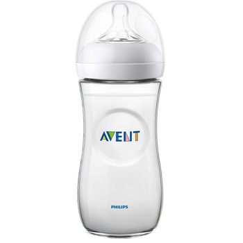 Biberon Natural Philips-Avent SCF036/17, cu debit rapid, 6 luni+, fara BPA, 330 ml Biberon Natural Philips-Avent SCF036/17, cu debit rapid, 6 luni+, fara BPA, 330 ml