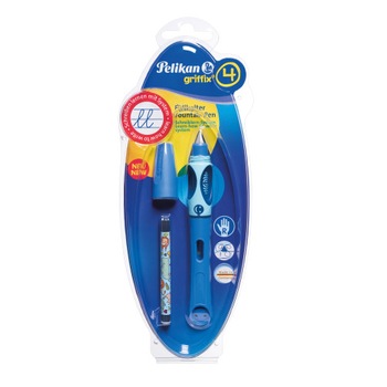 Stilou Pelikan Griffix, pentru dreptaci, include o rezerva, blister, albastru Stilou Pelikan Griffix, pentru dreptaci, include o rezerva, blister, albastru