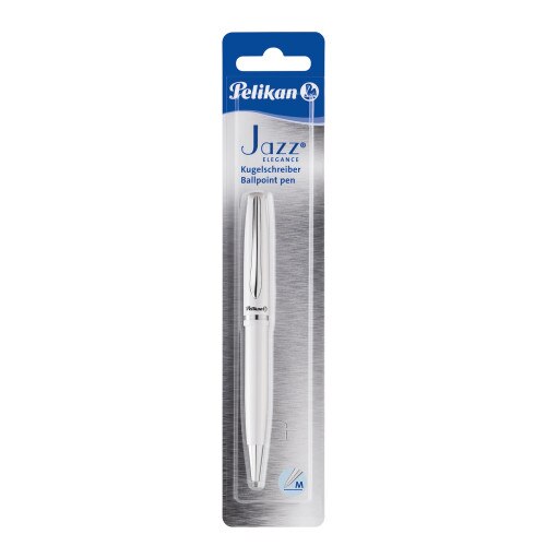 Pix Pelikan Jazz Elegance Alb, Metal, blister, alb