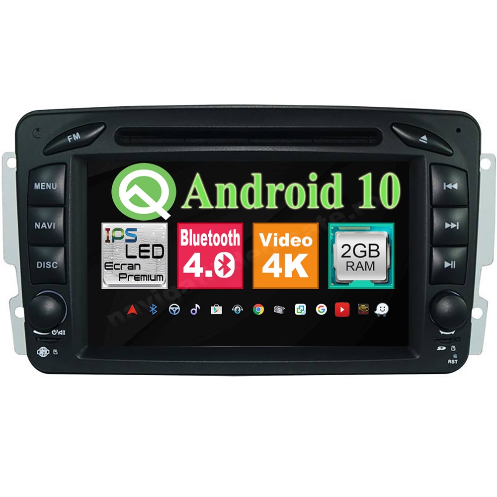 Navigatie Android Mercedes Benz C CLASS VITO VIANO W203 2000-2004 Ecran IPS CARKIT NAVD-MT571G