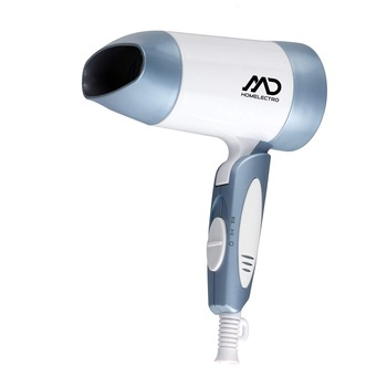 Uscator de par pentru voiaj MHD-3301 MD, 1200 W, 2 Viteze, pliabil, Alb/Albastru deschis Uscator de par pentru voiaj MHD-3301 MD, 1200 W, 2 Viteze, pliabil, Alb/Albastru deschis