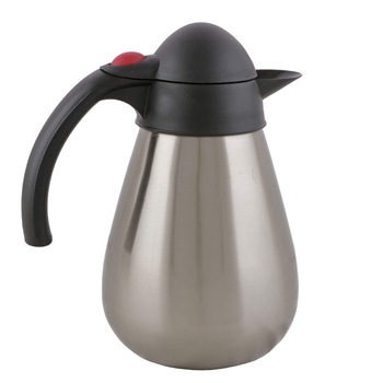 Termos Curver, tip carafa, pereti dubli inox, Ø10 cm, 1L, Argintiu/Negru Termos Curver, tip carafa, pereti dubli inox, Ø10 cm, 1L, Argintiu/Negru