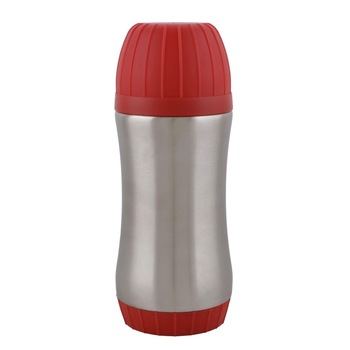 Termos Savana, inox, 0.5L, Argintiu/Rosu Termos Savana, inox, 0.5L, Argintiu/Rosu