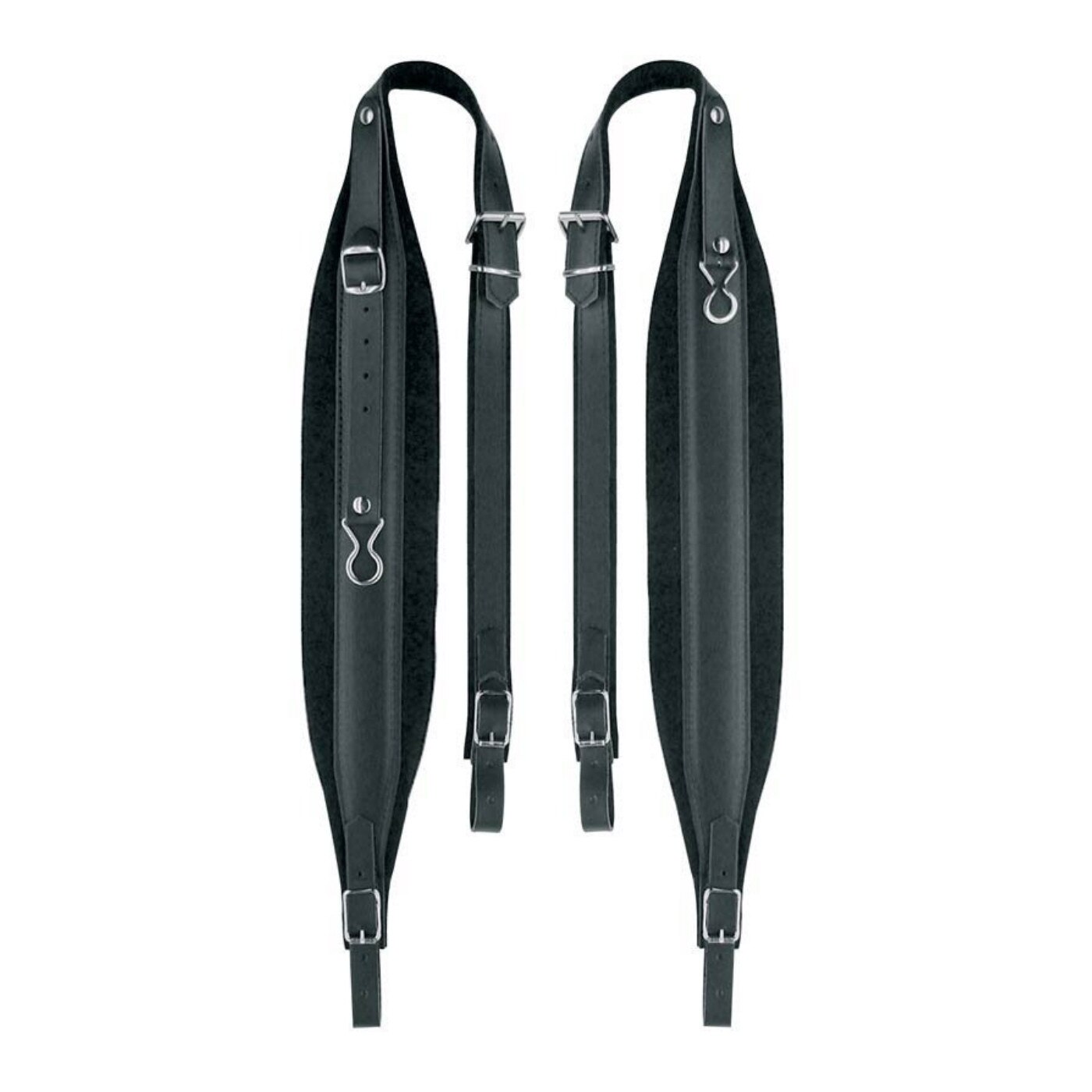 Curele acordeon Boston 80L CV 96-120 basi piele/catifea 99-104 x 8 cm