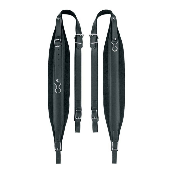 Curele acordeon Boston 80L CV 96-120 basi piele/catifea 99-104 x 8 cm