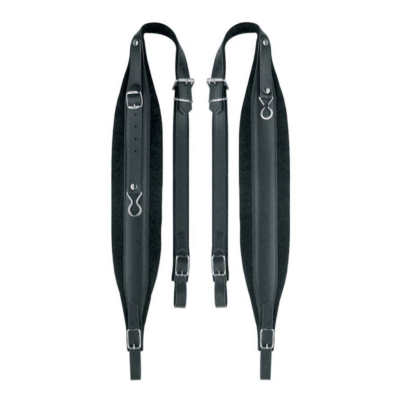 Curele acordeon Boston 80L LV 96-120 basi piele top/catifea 99-104 x 8 cm