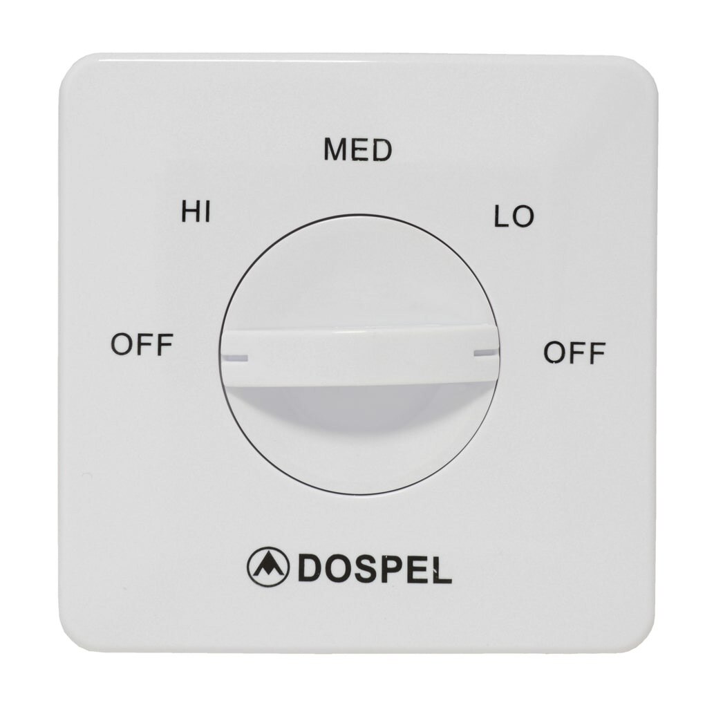 Variator turatie 3 trepte, Dospel, alb