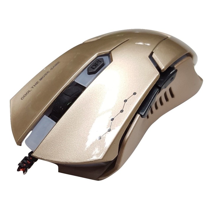 Мишка BANDA USB [ V7-G ] GAMING - GOLD - LED -3200DPI