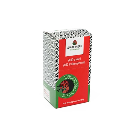 Indulcitor pulbere, Green Sugar, cutie x 25 stickuri