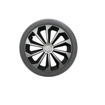 Set 4 capace ART 16 inch /-/ Grafit Fame II, din material ABS durabil cu standarde de calitate Set 4 capace ART 16 inch /-/ Grafit Fame II, din material ABS durabil cu standarde de calitate