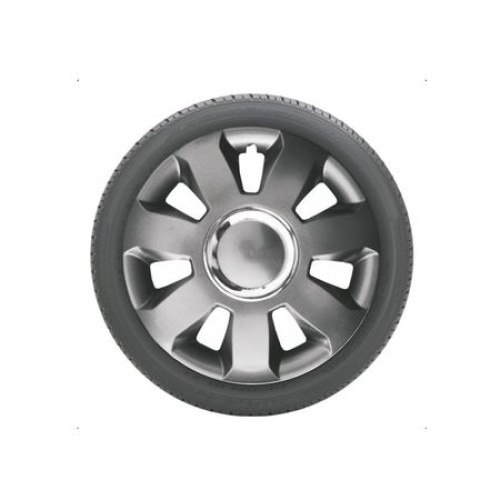 Set 4 capace ART 16 inch /-/ Grafit Ares, din material ABS durabil cu standarde de calitate