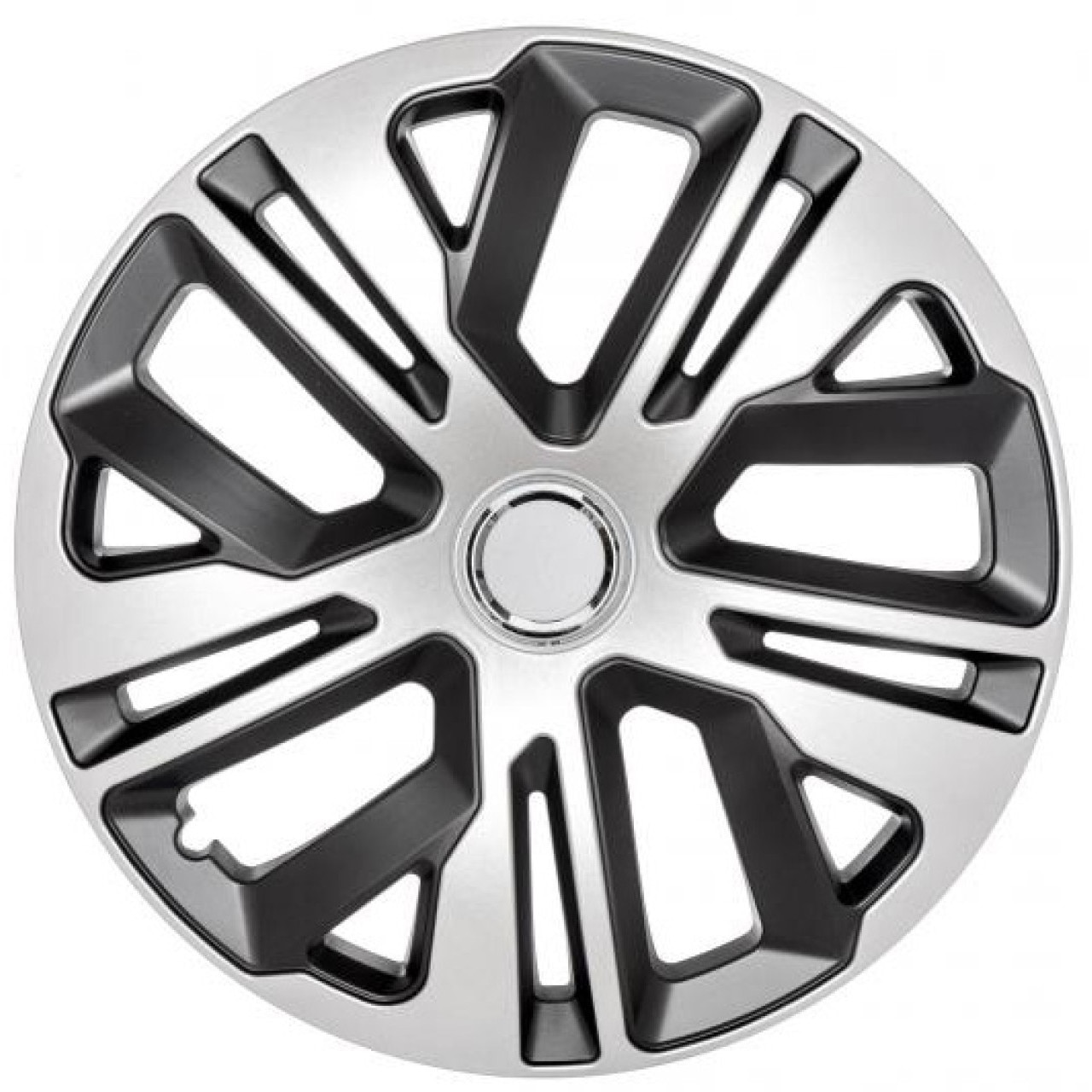 Set 4 capace ART 15 inch /-/ Grafit Raven II, din material ABS durabil cu standarde de calitate