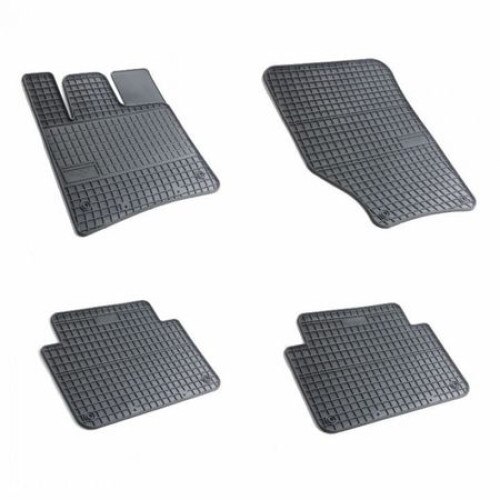 Set 4 Covorase Auto Cauciuc Negro Audi A8 D3 2002-2009