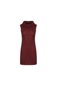 Rochie fara maneci dama, visinie/neagra, marimea M/L Rochie fara maneci dama, visinie/neagra, marimea M/L