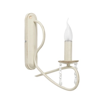 Aplica, Nowodvorski, 1 bec E14, alb patinat Aplica, Nowodvorski, 1 bec E14, alb patinat