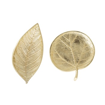 Set doua tavite in forma de frunza, Bloomingville, auriu Set doua tavite in forma de frunza, Bloomingville, auriu