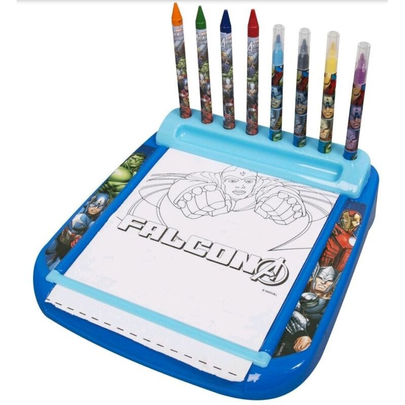 Set de arta Sambro Deluxe Roll & Go Avengers