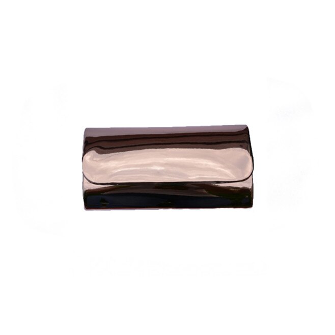 Poseta eleganta, cu aspect lucios, D&J Exclusive, Roz-metalic