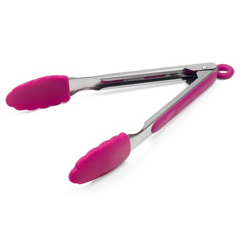 Cleste pentru bucatarie, Zola, inox-silicon, 20 cm- mov Cleste pentru bucatarie, Zola, inox-silicon, 20 cm- mov