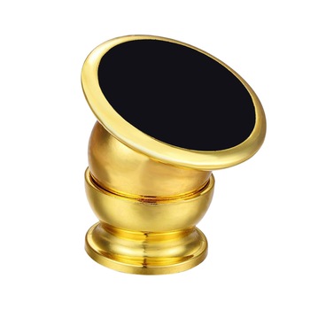 Suport Telefon Magnetic Cu Bila , Rotibil 180 Grade , Auriu Suport Telefon Magnetic Cu Bila , Rotibil 180 Grade , Auriu