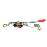 Winch Manual Cu Cablu, G01070, Mecanism De Blocare Cu 1 Mod, Cablu De Otel Cu Diametrul De 4.5mm Si Lungimea De 2.5M, Doua Carlige Solide Cu Sistem De Siguranta, Capacitate Maxima De Incarcare: 2000 Kg