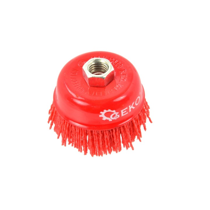 Geko, G00640, nylon drótkefe, 75 mm