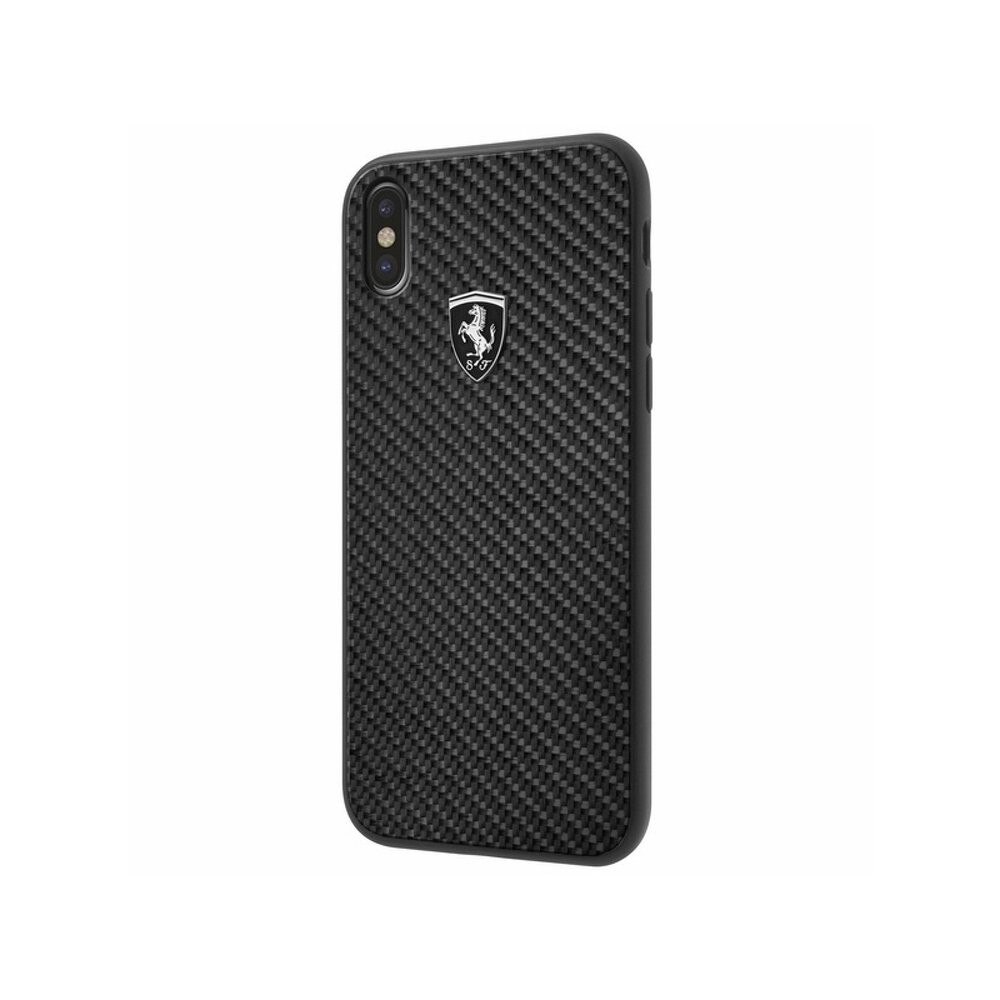 Husa iPhone X XS Ferrari Carbon Neagra